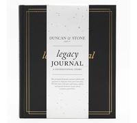 DUNCAN & STONE PAPER CO. Grandparents Legacy Journal (Charcoal) - A Guided Life Story Journal for Grandparents or Parents to Share their Memories & Keepsakes - Memory Book - Grandparents Gifts