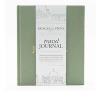 DUNCAN & STONE PAPER CO. Travel Journal for Women and Men (Sage Green) Travel Diary to Capture Memories & Adventures - Travel Planner with Photo, Highlights & Memory Prompts