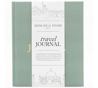 DUNCAN & STONE PAPER CO. Travel Journal for Women and Men (Sage Green) Travel Diary to Capture Memories & Adventures - Travel Planner with Photo, Highlights & Memory Prompts