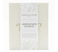 DUNCAN & STONE PAPER CO. Wedding Anniversary Journal (Ivory) Capture Your Wedding and Anniversary Memories - Couples Scrapbook and Photo Album