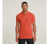 Dunda Overdyed Slim Polo - Red - Men XS