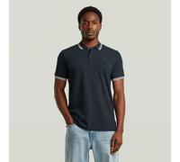 Dunda Slim Stripe Polo - Dark blue - Men XXL