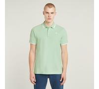 G-STAR Men's Dunda Slim Stripe Polo Shirt, Birds Egg Green D17127-5864-g992, XL