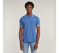 G-STAR Men's Dunda Slim Stripe Polo Shirt, Dutch Blue D17127-5864-g989, M
