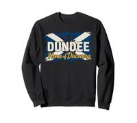 Dundee City Scotland Saltire Jute Jam Journalism Design Sweatshirt