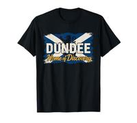 Dundee City Scotland Saltire Jute Jam Journalism Design T-Shirt