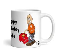 Dundee Weeing on Aberdeen Funny Football Rivalry Personalised Mug | Gift for Men | Joke Spoof Team Mug | Wee on Any Team | Gift for Him