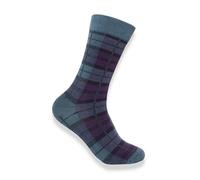 Dundreggan Purple & Blue Tartan Socks | UK10-12