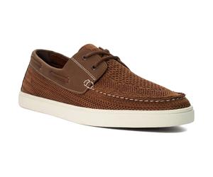 Dune Blaizerss Fabric Men's Tan Boat Shoes UK 7