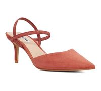 Dune Classical Leather Women's Coral Heels UK 5