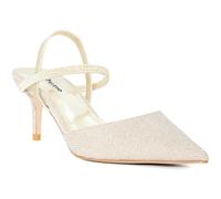 Dune Classical Leather Women's Gold Shoes UK 4