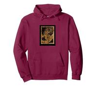 Dune - Golden Sandworm Pullover Hoodie, Adult Unisex, Burgundy, X-Large