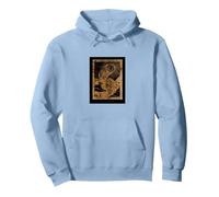 Dune - Golden Sandworm Pullover Hoodie, Adult Unisex, Dusty Blue, X-Large