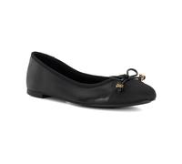 Dune London Ladies Hallo Wide Fit Charm-Detail Ballet Shoes Size UK 7 Flat Heel Ballet Pumps Black