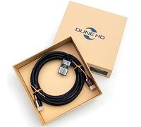 Dune HD Certified High Speed 48Gbps HDMI 2.1a Cable | 10K, 8K / 60Hz, 4K / 120 Hz, 4:4:4, eARC, CEC, HDCP 2.2/2.3, 3D, HDR 10+, Dolby Vision, Atmos, VR | Gaming PC, OLED TV, Hi-Fi, RTX 40xx (3m)