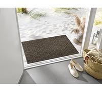 DUNE Leaves dark brown 60 x 90 cm, inside and outside, washable