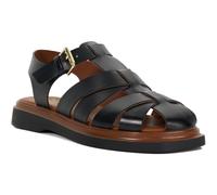 Dune London Ladies LISHERMAN Flat Fisherman Sandals Size UK 7 Flat Heel Casual Sandals Black
