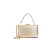 Dune London 'beaut' Leather Clutch In Metallics Metallics