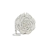 Dune London 'bling' Clutch In Silver Silver One Size