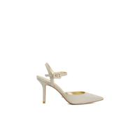 Dune London 'channel' Court Shoes In Gold Gold 7