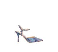 Dune London 'channel' Court Shoes In Teal Teal 5