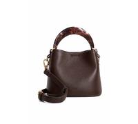 Dune London 'dharla' Leather Shoulder Bag In Burgundy Burgundy One Size