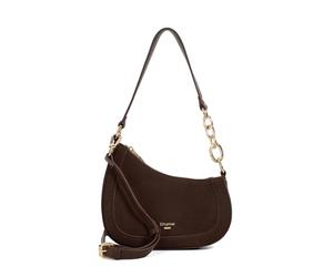 Dune London DIRECTION Chain Detail Shoulder Bag One Size Suede