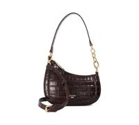 Dune London DIRECTION - Mini Woven Slouch Bag Brown