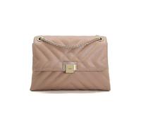 Dune London Dorchester Small Quilted Shoulder Bag Taupe