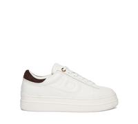 Dune London Eden Flatform Lace-Up Trainer DARK TAN SIZE 3