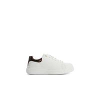 Dune London 'electron' Leather Trainers In White White