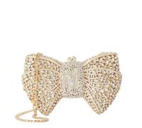 Dune London ENCHANT Embellished Studded Bow Clutch Bag One Size