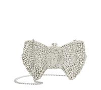 Dune London ENCHANT Embellished Studded Bow Clutch Bag One Size