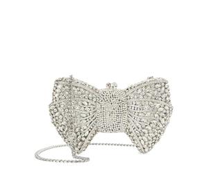Dune London ENCHANT Embellished Studded Bow Clutch Bag One Size
