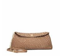 Dune London Encourage Woven Clutch with Cross Body Strap One Size Clutch Bag Bronze
