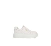Dune London 'esthie' Leather Trainers In White White 7