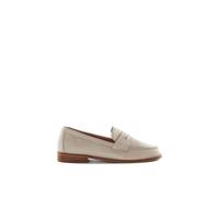 Dune London 'ginelli' Leather Loafers In Ecru Ecru 5
