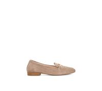 Dune London 'gladia' Suede Loafers In Taupe Taupe 8