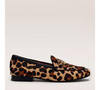 Dune London Glair Leather Loafer BLACK SIZE 3