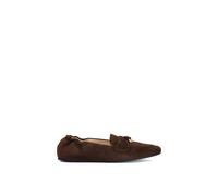 Dune London 'glamper' Suede Loafers In Brown Brown 4