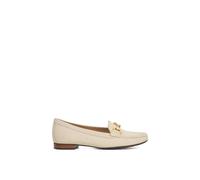 Dune London 'glenniee' Leather Loafers In Natural Natural 8