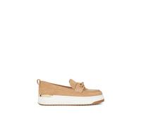Dune London 'glide' Suede Loafers In Light Sand Light Sand 3