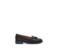 Dune London 'global' Leather Loafers In Black Black 6
