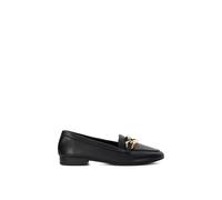 Dune London 'gloria' Leather Loafers In Black Black 7