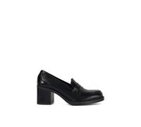 Dune London 'gratefully' Leather Loafers In Black Black 6