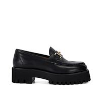 Dune London Groundbreaking Leather Chunky Loafer BLACK SIZE 3