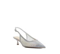 Dune London Ladies CIRELLE Embellished Studded Slingback Court Shoes Slingbacks