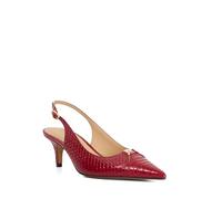 Dune London Ladies DISTINCTIVE Leather Sling-Backs Size UK 6 Stiletto Heel Slingbacks