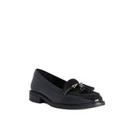 Dune London Ladies GAZELES Tassel Loafers Size UK 6 Black