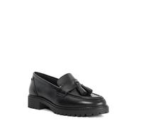 Dune London Ladies GRACELYN Leather Tassel Trim Chunky Loafers Size UK 7
